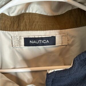 Men’s reversible tan/navy Natical jacket size TG